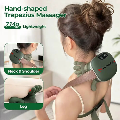 PulseFitX™ Deep-Kneading Neck & Shoulder Massager with Heat
