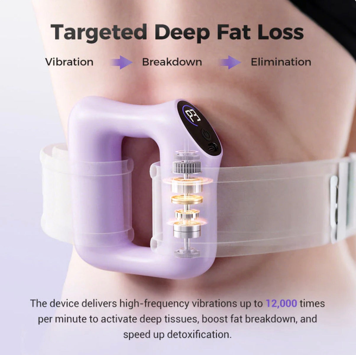 PulseFitX™ Speed Handheld Massager Ring With Adjustable Strap