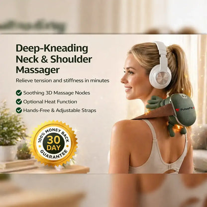 PulseFitX™ Deep-Kneading Neck & Shoulder Massager with Heat
