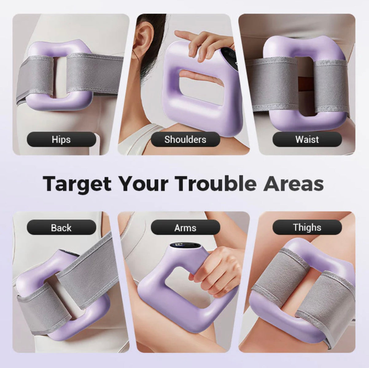 PulseFitX™ Speed Handheld Massager Ring With Adjustable Strap